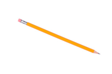sharp pencils with gray stylus on a white background