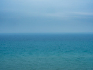 Fototapeta premium shades of blue from water to sky