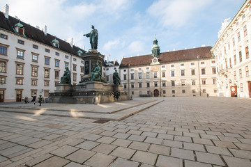 Fototapeta na wymiar Austria, Vienna - Imperial Residence Hofburg.