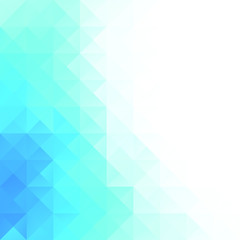 Blue Grid Mosaic Background, Creative Design Templates