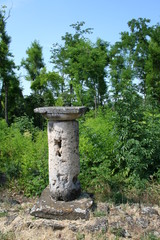 Fototapeta na wymiar Veleia, Italy : ancient roman column 