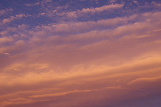 Coucher de soleil sur la mer morte, Jordanie