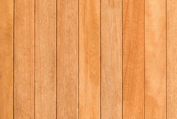 Fototapeta premium background and texture of decorative teak wood striped on surface wall