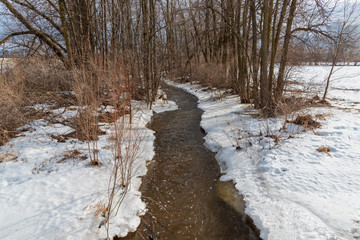 Wequiock Creek forms Wequiock Falls on the Niagara Escarpment.