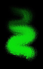 abstract green brush stroke lines, splash on black background, backdrop line for text, bright art for logo for stories gradient texture brush paint, digital