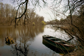 Alone on the lake