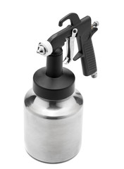 A spray gun on a white background