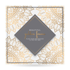 luxury ornamental mandala design background