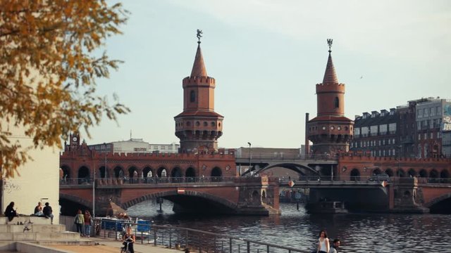 The famous Oberbaum Bridge in Berlin.