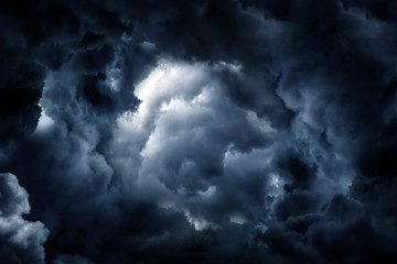 Hole in the Dramatic Clouds