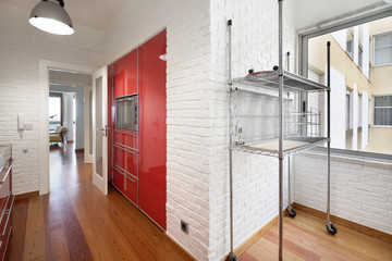 Interior kitchen of modern contemporary house