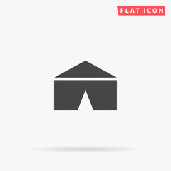 Canopy Tent flat vector icon