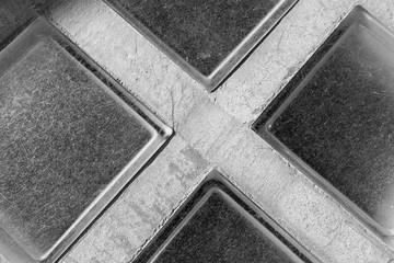Grey metal abstract cross lines structure background