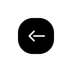 back, arrow and mathematics icon. Perfect for application, web, logo, game and presentation template. icon design solid style