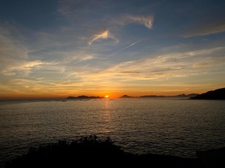 Atardecer islas cíes