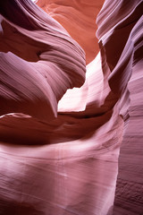 Navajo sandstone in Antelope Canyon Arizona