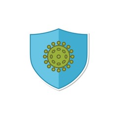 Headache icon in trendy flat style isolated on white background. Included the icons as cluster headaches, migraine, brain symptom and more.