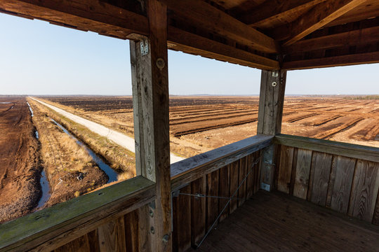 Moorlandschaft in Uchte, Norddeutschland