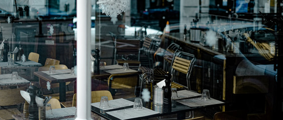 Empty Restaurant in London