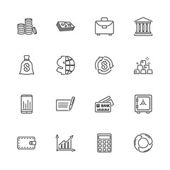 Financical - Flat Vector Icons