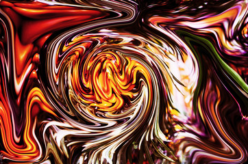 abstraction in the form of an image in  format, for use on showcases and Wallpaper, multi-layer plot of the picture structure