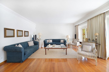 Home interior, antique classic room.