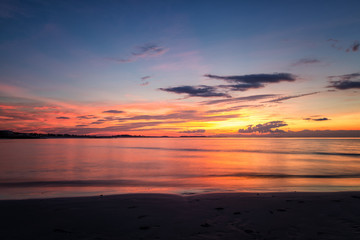 Fototapeta premium A Beautiful Sunset in Gloucester Massachusetts
