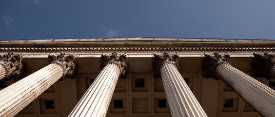 Columns of National Gallery building - obrazy, fototapety, plakaty