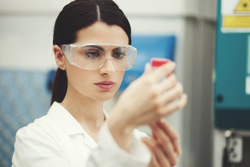 Female scientist at work in a laboratory