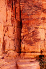 Beautiful wide angle view of amazing sandstone formations in Egypt.