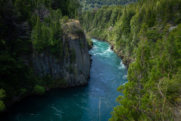 futaleufú, ubicado en la región de los lagos, patagonia, Chile.