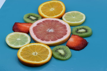 Fototapeta na wymiar fruits frais