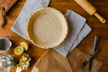 Pie and tarts crust raw crust ready to bake for bakers