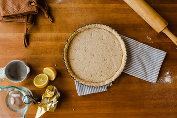 Pie and tarts crust raw crust ready to bake for bakers