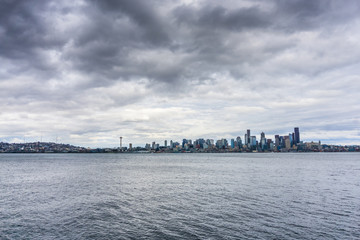 Seattle Below Storm Clouds 3