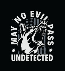 Police dog k9 t-shirt