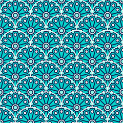 Vintage floral seamless pattern