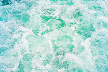 Seething atlantic sea water with foam, jet, stream Cape Cod