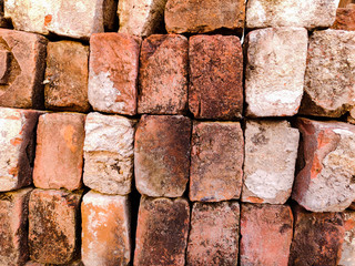 old red brick wall background