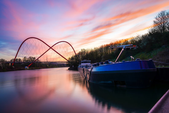 Kanalbr&uuml;cke im Nordsternpark, Gelsenkirchen