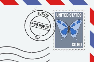 Austin post stamp