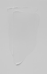 White on white abstract acryl