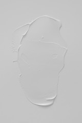 White on white abstract acryl