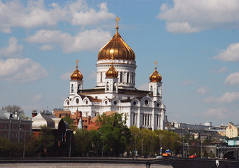 Cathedral of Christ the Savior in Moscow.