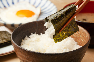 海苔とご飯