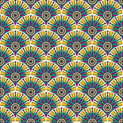 Vintage floral seamless pattern