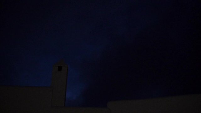 greece folegandros time lapse sky blue early morning 