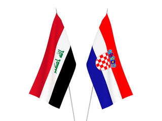 Croatia and Iraq flags