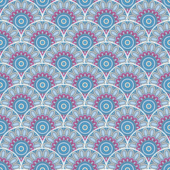 Vintage floral seamless pattern