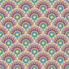 Fototapeta premium Vintage floral seamless pattern
